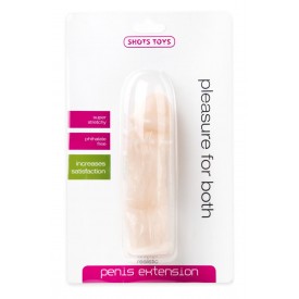 Телесная насадка-реалистик на пенис Extension - 13 см.