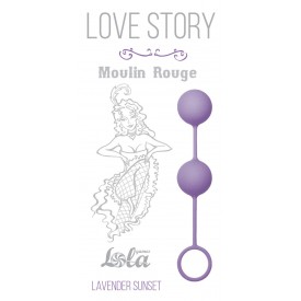 Сиреневые вагинальные шарики Love Story Moulin Rouge